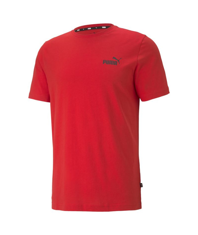 Camiseta T-shirt com logótipo pequeno Essentials Vermelho
