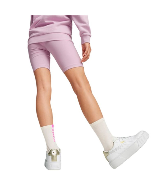 Calça Puma Essentials + Blossom Infantil Lila