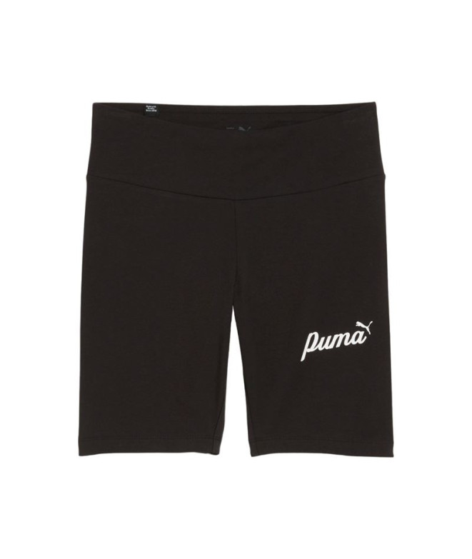 Calça Mulher Puma Essentials + 7" Script Preto