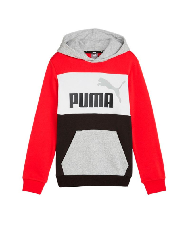 Moletom Infantil Puma Essentials Block Cinzento