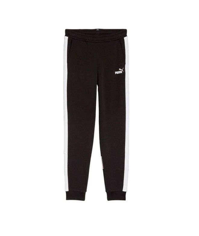 Pantalon Enfant Puma Essentials Block Sweatpants Black