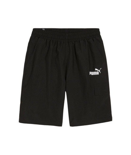 Calça Homem Puma Essentials Woven Cargo Short Preto