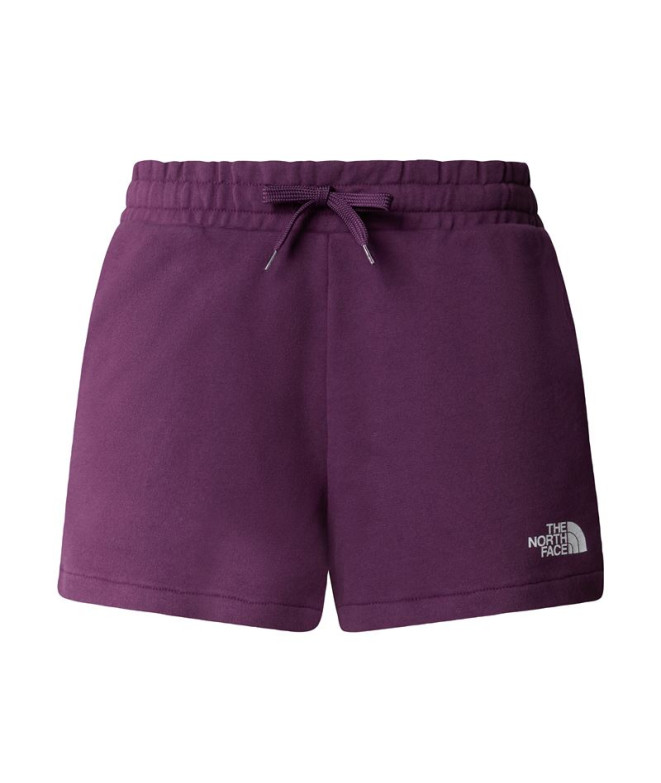 Calça de Montanha The North Face Logowear Short Mulher Purple