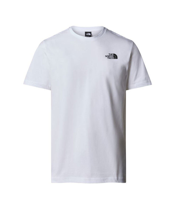 Camiseta de Montanha The North Face S/S Redbox Celebration Homem White