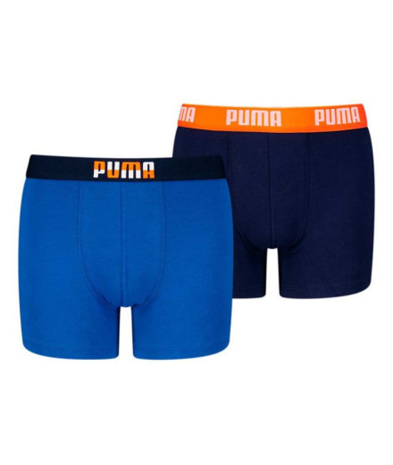Slip Puma Placed Logo 2P Enfant combo bleu