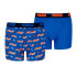 Slip Puma Printed 2P Enfant Bleu combo