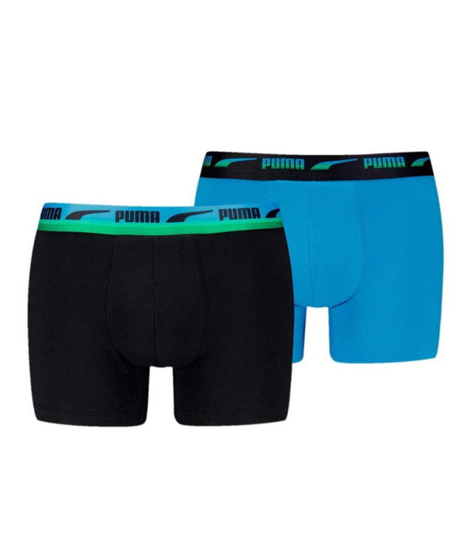 Cuecas de Puma Gradient Waistband 2P Homem Preto/Azul