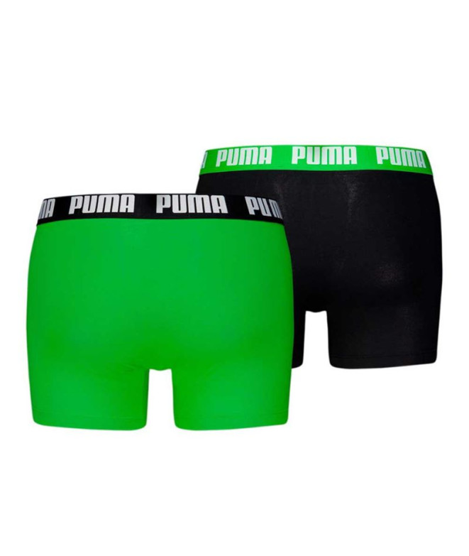 Cuecas de Puma Everyday Basic 2P Homem Verde/Preto