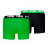 Slip Puma Everyday Basic 2P Homme Vert/Noir