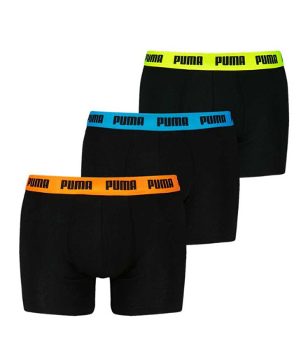 Calzoncillos de Puma Everyday 3P Hombre Negro Calzoncillos de Puma Everyday 3P Hombre Negro
