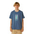Camiseta Rip Curl Ilhas Perdidas - Menino Azul-marinho