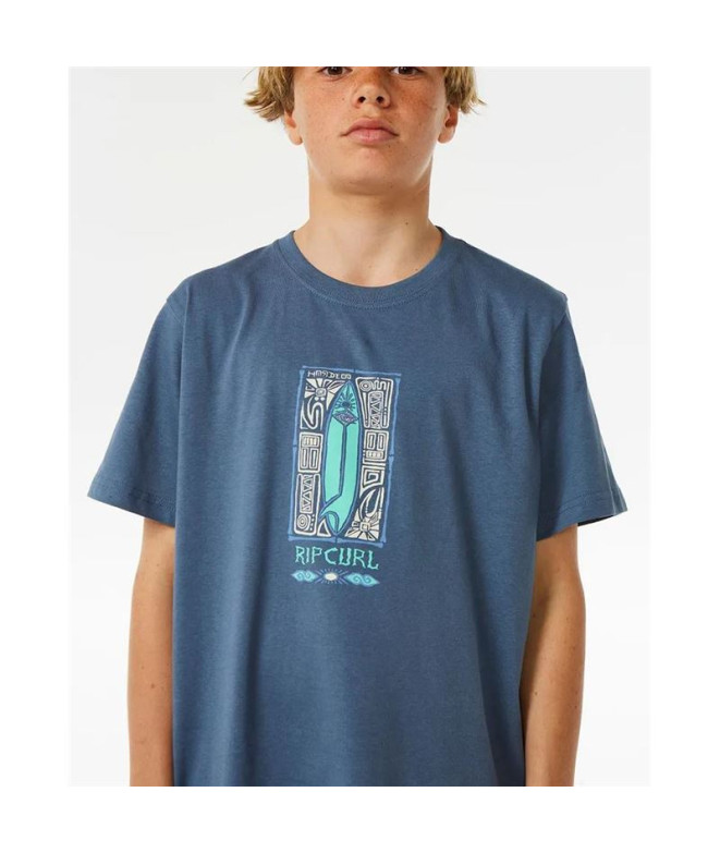 T-shirt Rip Curl Îles perdues - Enfant Bleu marine