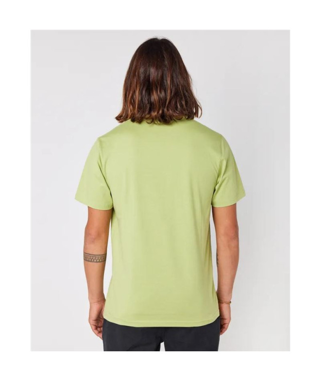 T-shirt Rip Curl Terre de Paradis Homme Kaki