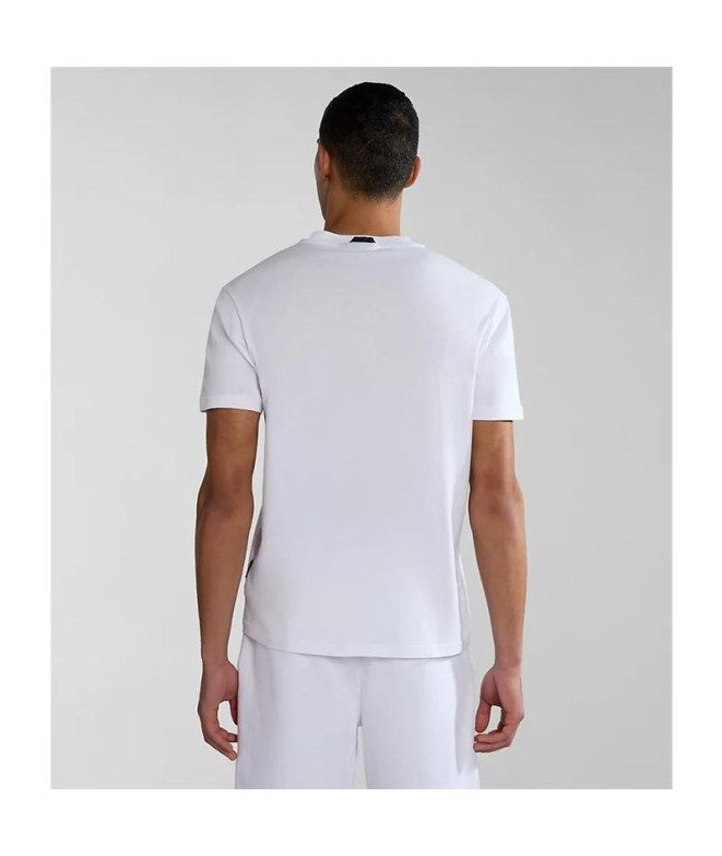 T-shirt Napapijri S-Bollo Ss 1 White 002 Homme