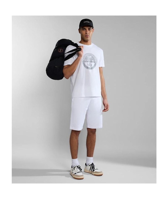 T-shirt Napapijri S-Bollo Ss 1 White 002 Homme