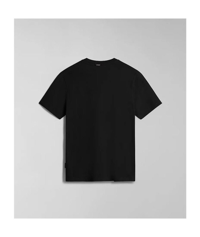 T-shirt Napapijri S-Bollo Ss 1 Noir 041 Homme