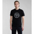 Camiseta Napapijri S-Bollo Ss 1 Preto 041 Homem