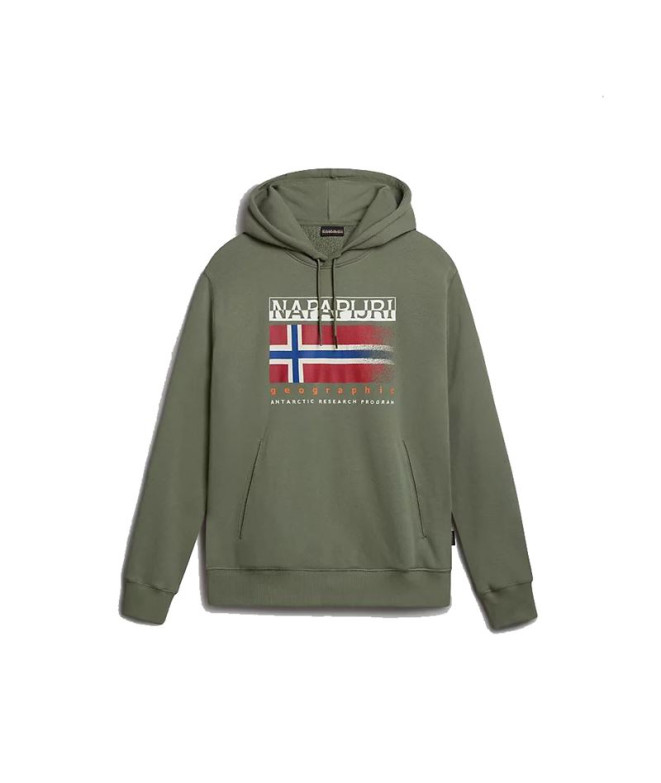 Sweat Napapijri B-Kreis H Vert Homme