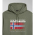 Moletom Napapijri B-Kreis H Verde Homem