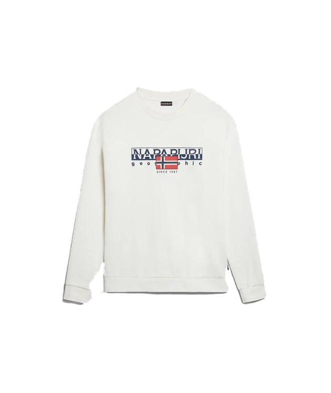 Sweat Napapijri B-Aylmer C White Homme