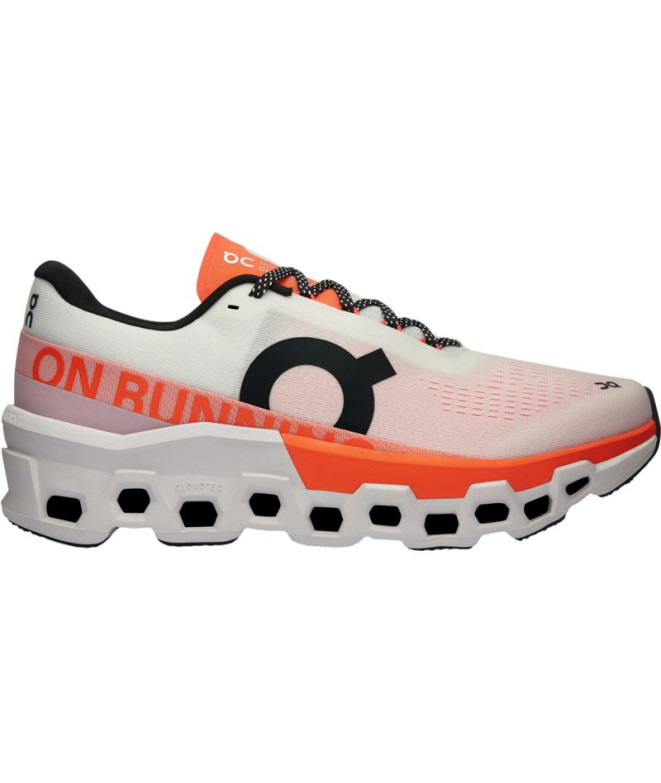 Chaussures de Running Sur Running Cloudmonster 2 Femme Rouge/Blanc