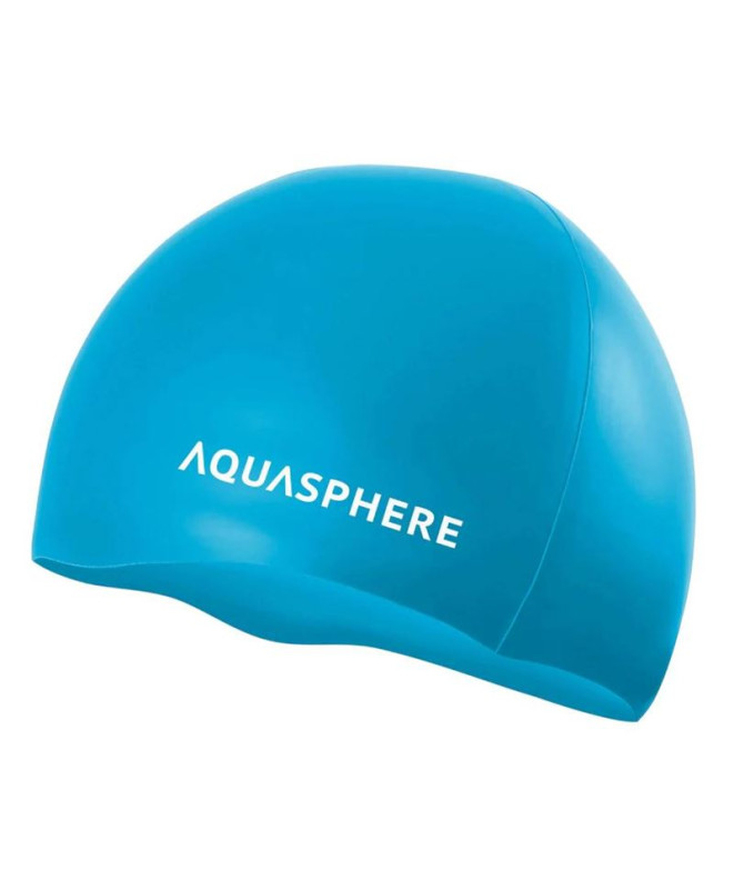 Bonnet de Natation Aqua Sphere Silicone uni bleu
