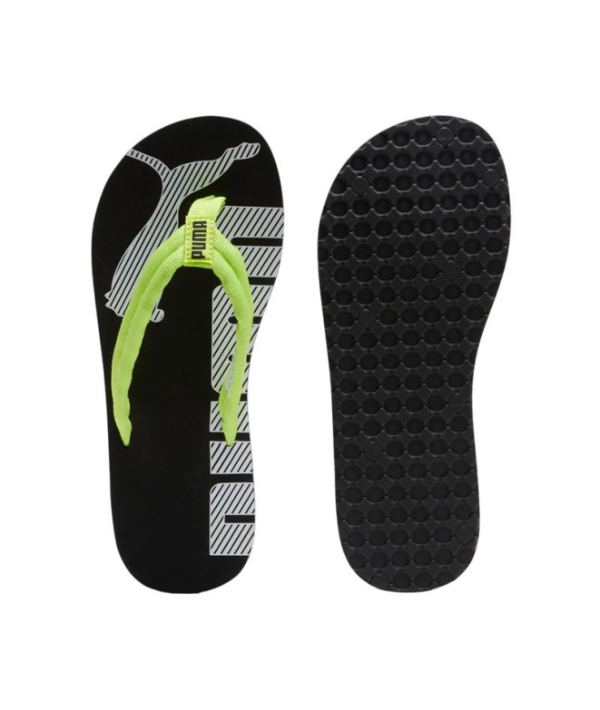 Tongs Puma Epic Flip v2 Lime Pow Black Enfant