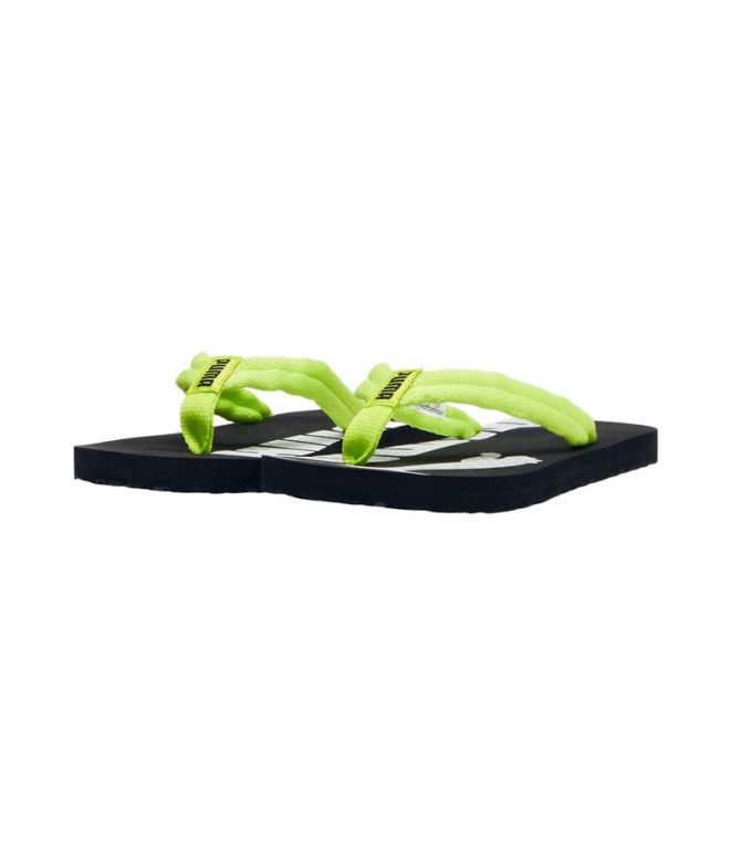 Tongs Puma Epic Flip v2 Lime Pow Black Enfant