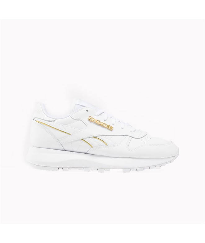 SapatilhasReebok Classic Couro Sp Mulher Branco/Dourado