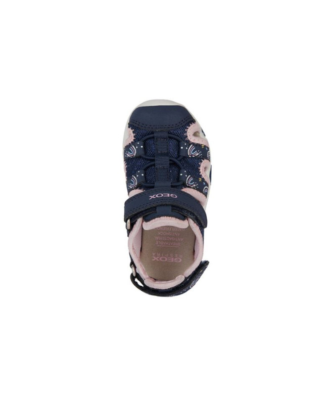 Sandales Geox Multy Fille Bleu/Rose