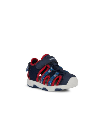 Sandales Geox Multy Enfant Bleu/Rouge 2