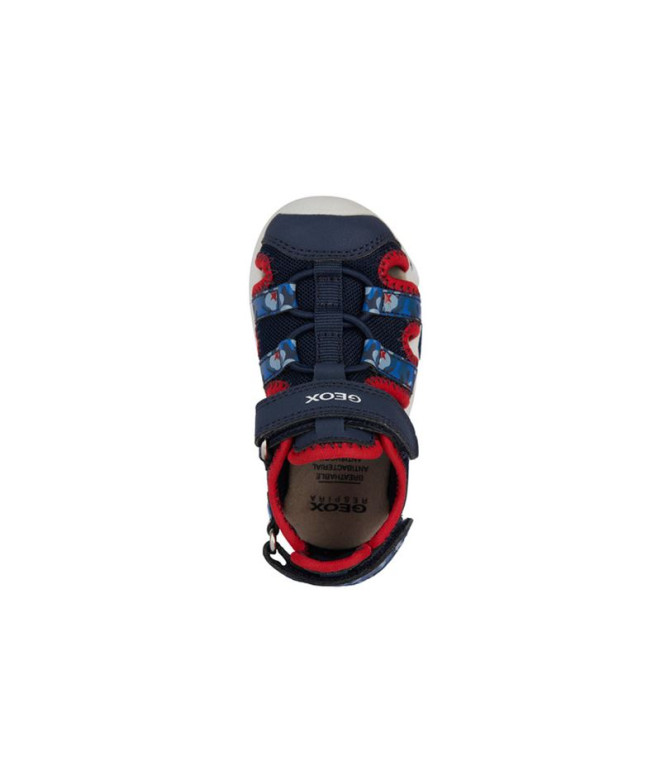 Sandales Geox Multy Enfant Bleu/Rouge