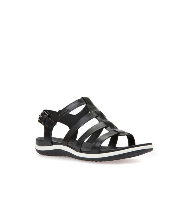Sandalias Geox Vega Mujer Negro