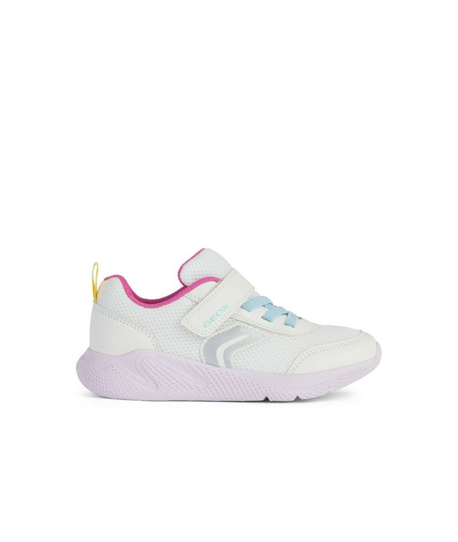 Chaussures Geox Sprintye Fille Blanc/Multicolore