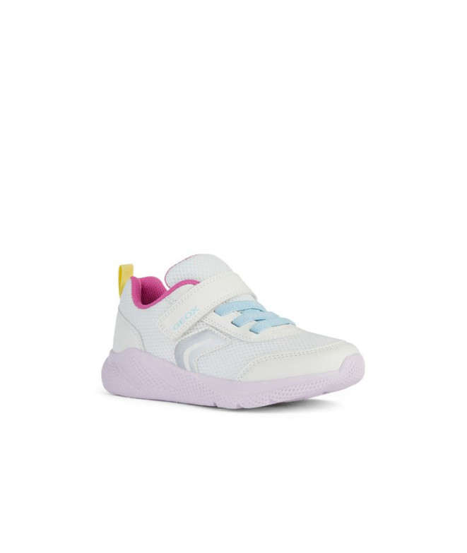 Sapatilhas Geox Sprintye Menina Branco/Multicolor