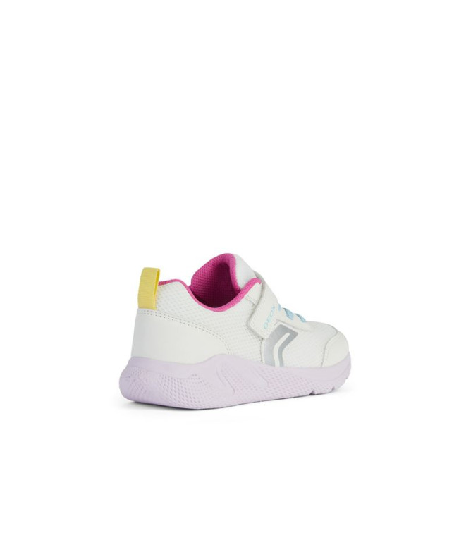 Chaussures Geox Sprintye Fille Blanc/Multicolore