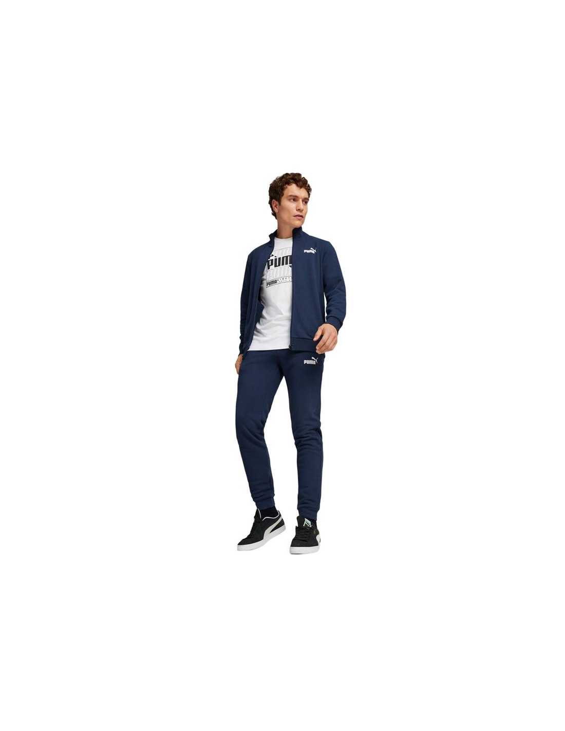PUMA - Chándal azul marino Clean Sweat Suit 585841 06 Hombre