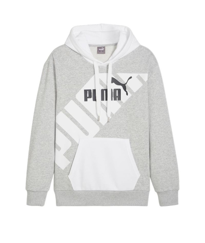 Sweat Puma POWER Graphic H Gris Homme