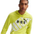 Sudadera Puma Power Graphic H Amarillo Hombre