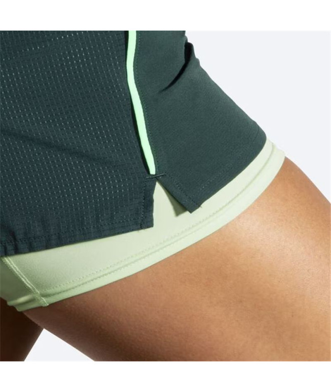 Calça from Running Brooks High Point 3" 2-in-1...