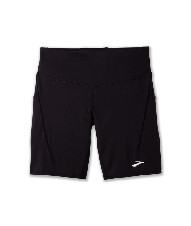 Pantalons de Running Brooks Spark 8" Femme Black