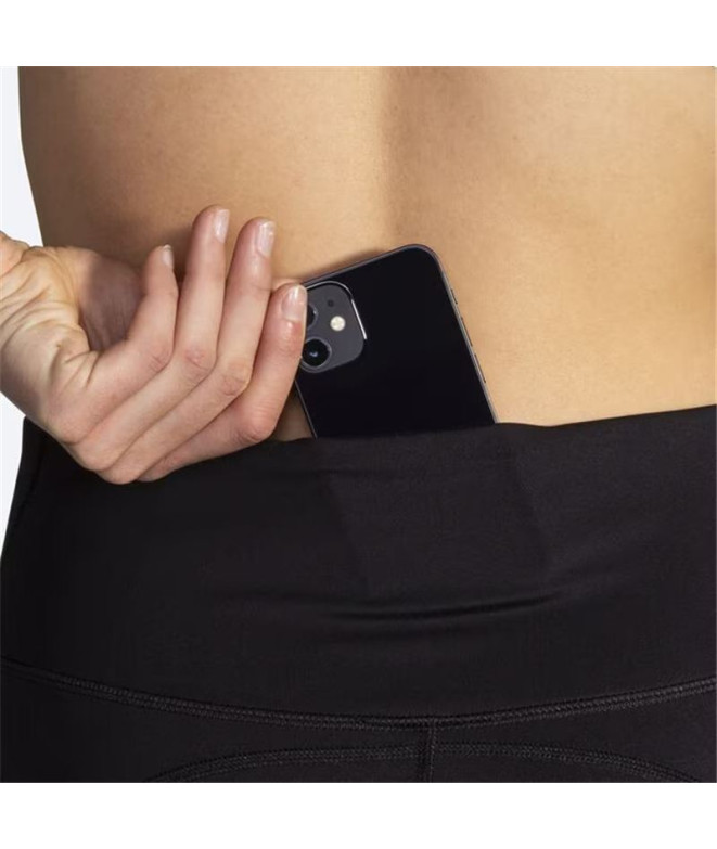 Pantalons Running Brooks Femme de Spark 8" Noir