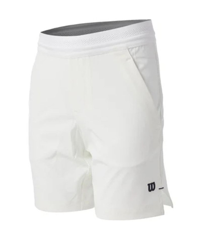 Calça Pádel Wilson by Yb Youth Team Short 5" Inseam Branco Infantil