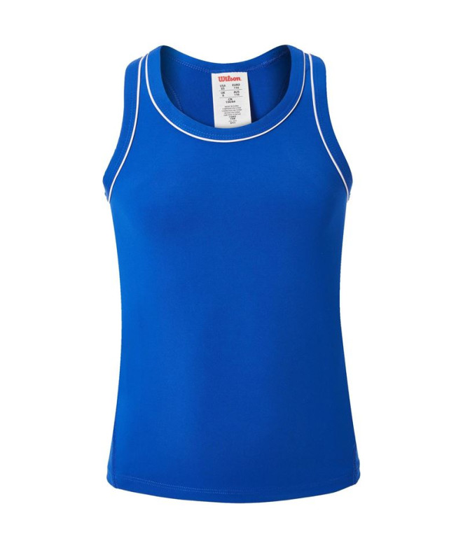 Camiseta Pádel Wilson by Yg Youth Team Tank Classic Navy Infantil