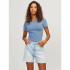 Camiseta Jack & Jones Jxfrankie Wash Ss Mulher Azul
