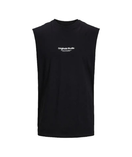 Camiseta Homem Jack & Jones Jovesterbro Seeveless Preto