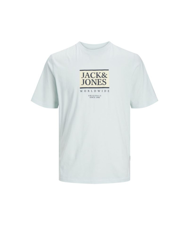 Camiseta Homem Jack & Jones Lafayette Box Azul claro