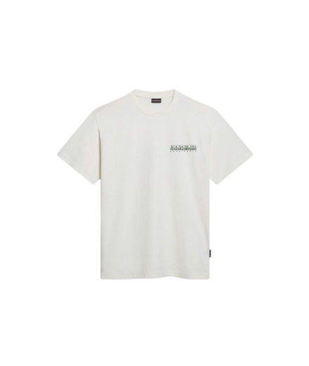 Camiseta Napapijri S-Gouin Branco N1A Homem