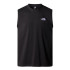 Camiseta The North Face Tanque com cúpula simples de tamanho grande Homem Preto