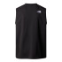 Camiseta The North Face Tanque com cúpula simples de tamanho grande Homem Preto